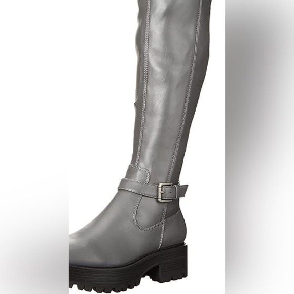 GUESS Women's Gray Frazer Over-The-Knee Boot 7M - Picture 7 of 9